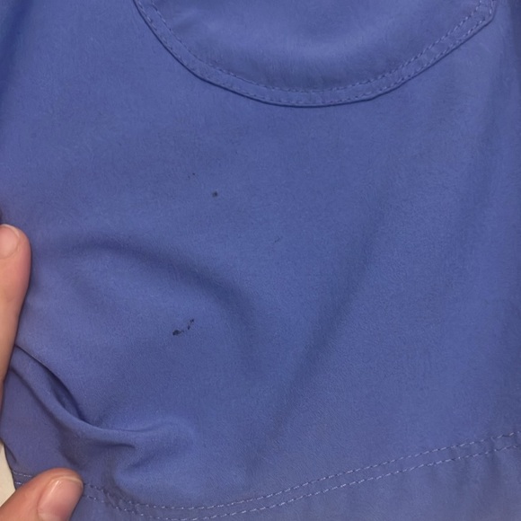 Patagonia hiking shorts In Periwinkle front and back pockets women’s 6 small - Picture 8 of 8